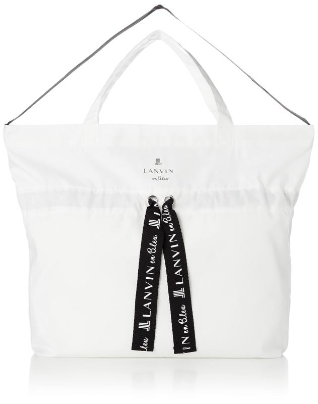 LANVIN en Bleu(ランバンオンブルー) サリー エコバッグ 大容量 折畳み コンパクト おしゃれ 483300