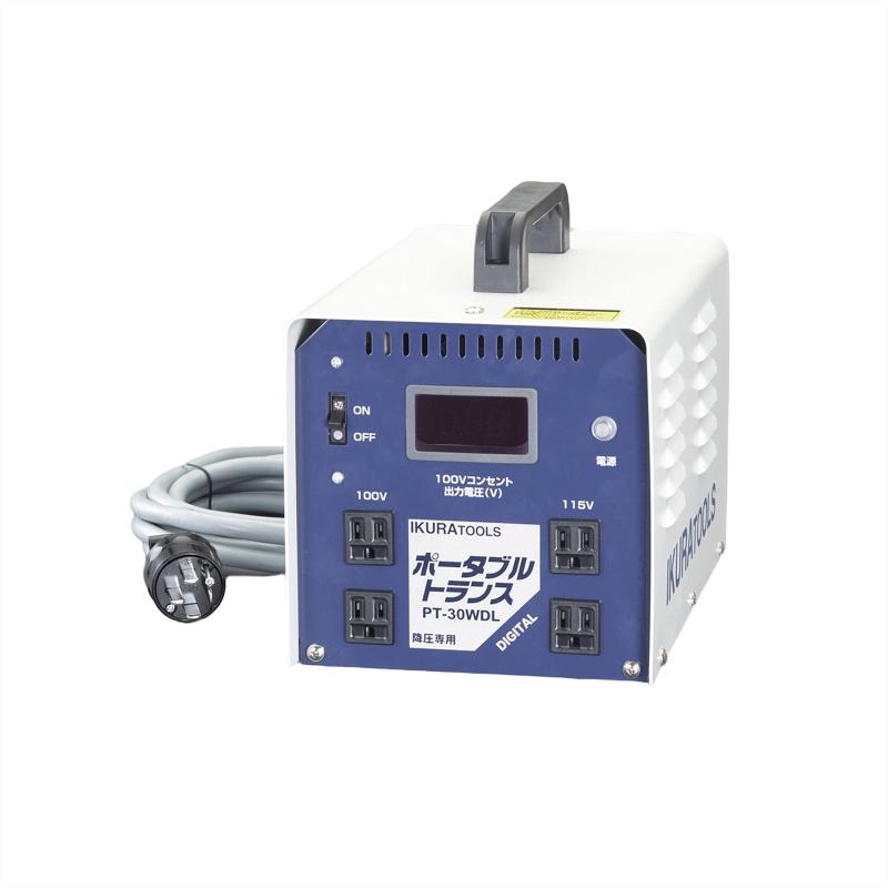エスコ AC200V&rarr;AC100V,115V/30A 降圧トランス EA815ZF-2A｜SEIYUショップ
