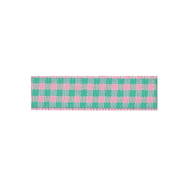RibbonBon チェックタフタリボン #116 36mm幅 巻(30m) 5サイズ79色展開