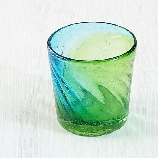 楽天市場】伊豆味ガラス工房うみのおと シークヮーサーグラス ガラス