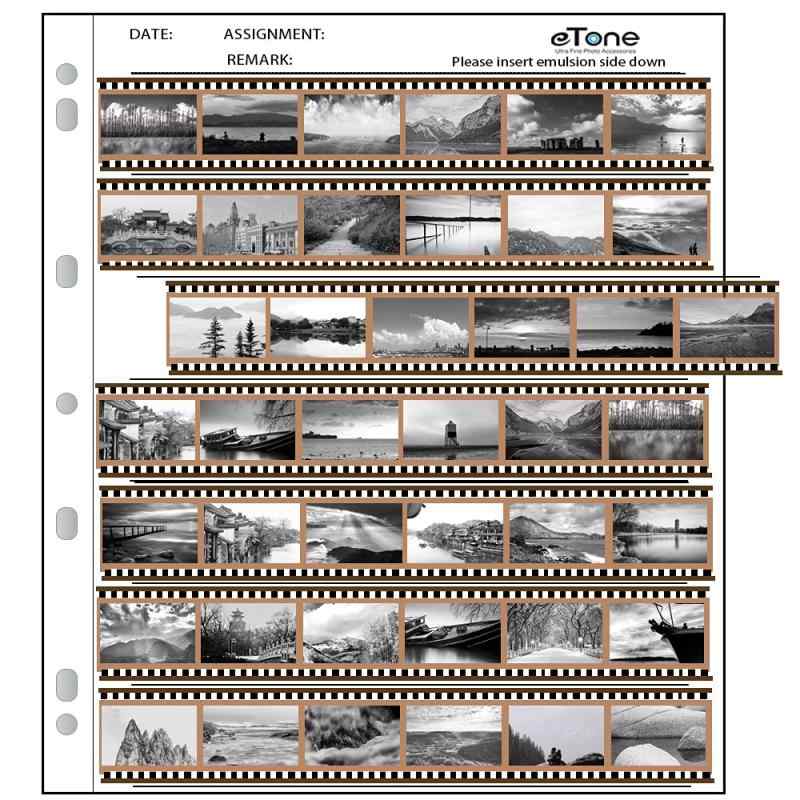 無酸性アーカイブフィルムバッグ アルバムフィルムプロテクターストレージボックス アーカイブバインダー リング付き Printfile 標準 135 35mm 120 4x5 8x10 ネガページフィルムバッグアルバム フ