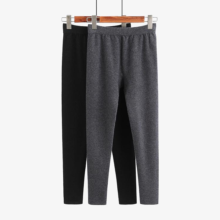 レギンス レディース カシミール 無地 秋冬 保暖ズボン下 収腹 シームレス 情の籠もった原料品 伸縮性 御前上等感 下着類 普段使い走り 軽さ 生まれ変わり衣料繊維