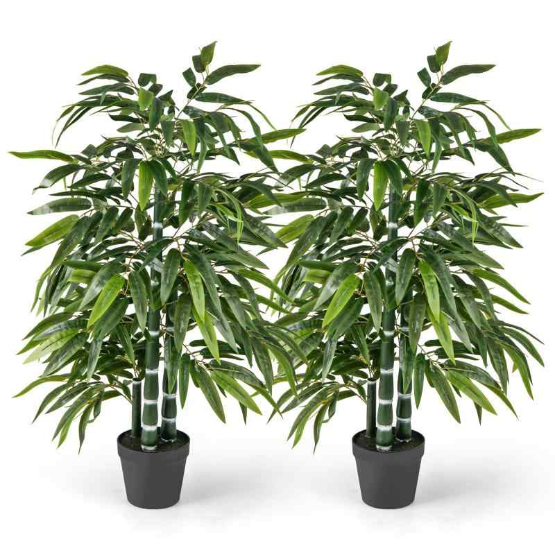 TANGKULA 人工 観葉植物 フェイク 大型 フェイクグリーン 造花 人工樹木 フェイク植物 インテリア 室内 屋外 水やり不要 枯れない