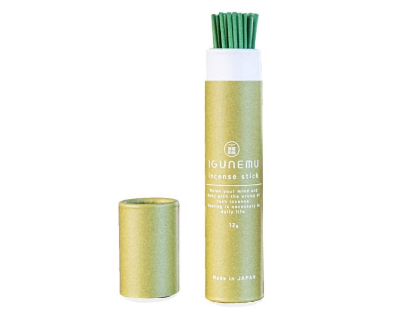IGUNEMU イグサ線香1個（12g 約30本） 熊本県産い草パウダー配合 incense sticks アロマギフト (イグネム線香 1個)｜SEIYUショップ