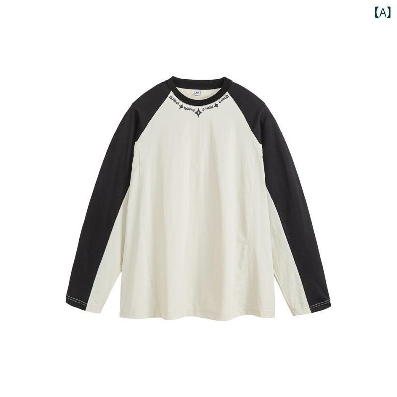 秋 ユニセックス 長袖 Tシャツ スポーツ サイクリング 通勤 レジャー カジュアル ゆったり 速乾 軽量 快適 アウトドア トップス トレンド