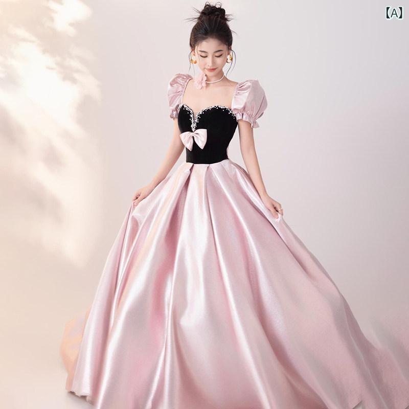 フレンチスタイル ドレス パーティー 大きい サイズの トースト ドレス 花嫁 2025 新しい ファット mm 婚約 ドレス スカート 高級 学生 アート 試験 フレンチ ドレス 11,150円