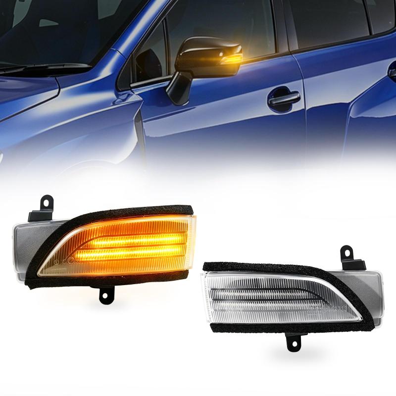 POPMOTORZ スバル WRX S4 STI VAG/VAB型 レヴォーグ VM系 に適合ドアサイドミラー流れる LED ウインカー|SEIYUショップ