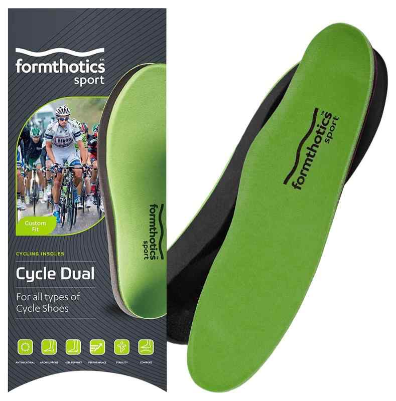 Formthotics サイクリング用 スポーツインソール 超軽量 衝撃吸収 自転車 Cycle Dual