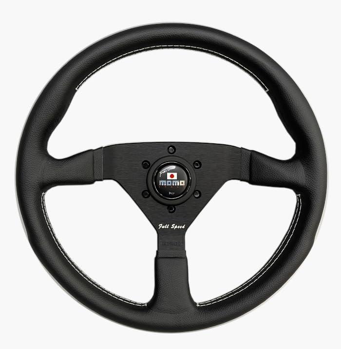 【本日限定価格】BLACK EDITIONMOMOモモプロトティーポステアリング MOMO ステアリング PROTO-TIPO Black spokes 350mm 〔P-1