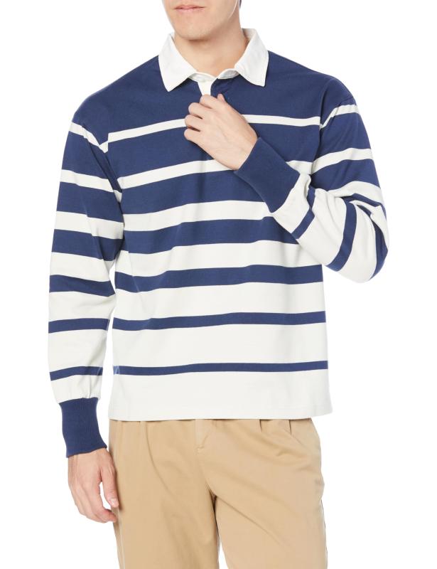 [カンタベリー] ラガーシャツPANEL STRIPE RUGBY JERSEY パネルストライプラグビージャージ メンズ RA43528メンズ｜SEIYUショップ