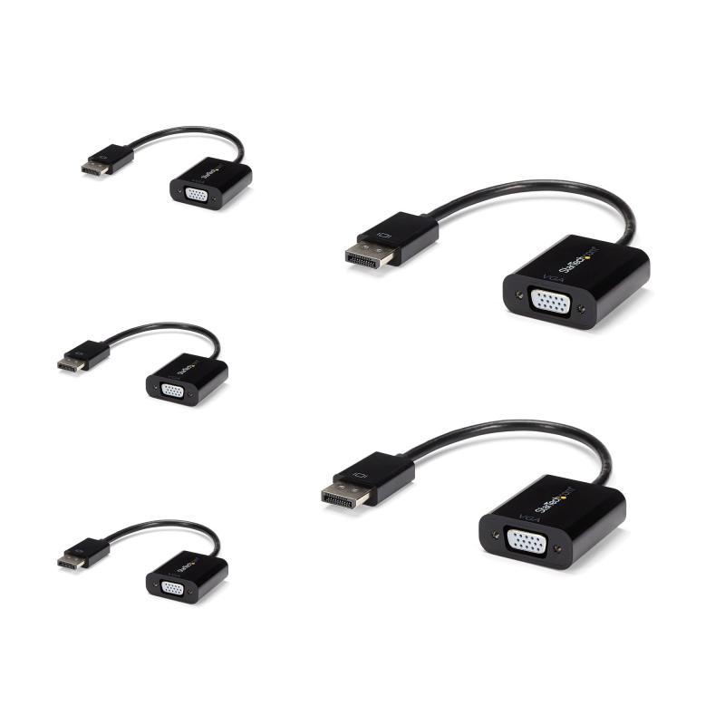 StarTech.com ディスプレイアダプター/DP - VGA/1900x1200/5個入り/ブラック
