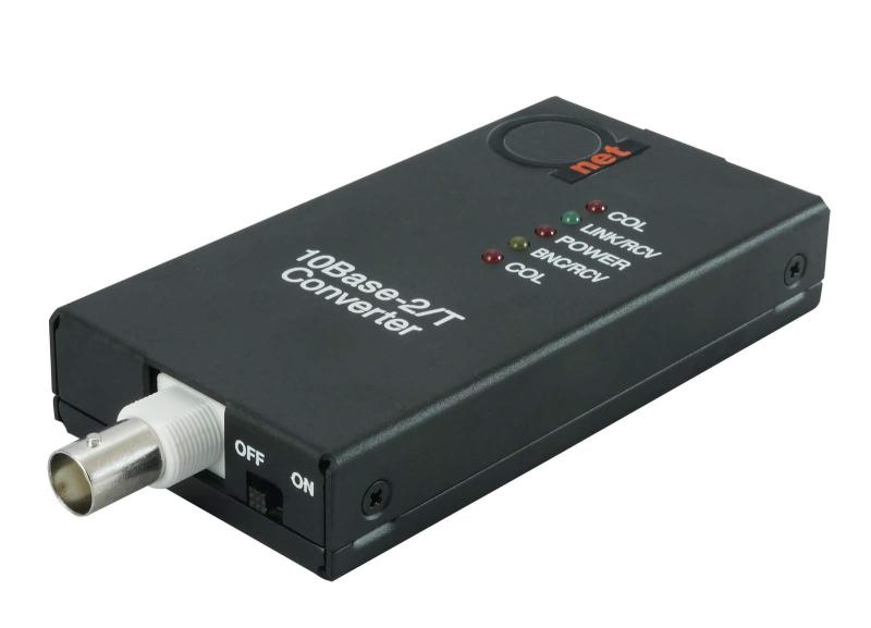 10BaseT RJ45 UTPから10Base2 Thinnet同軸BNCメディアコンバーター | イーサネットアダプター 10Base-T/2