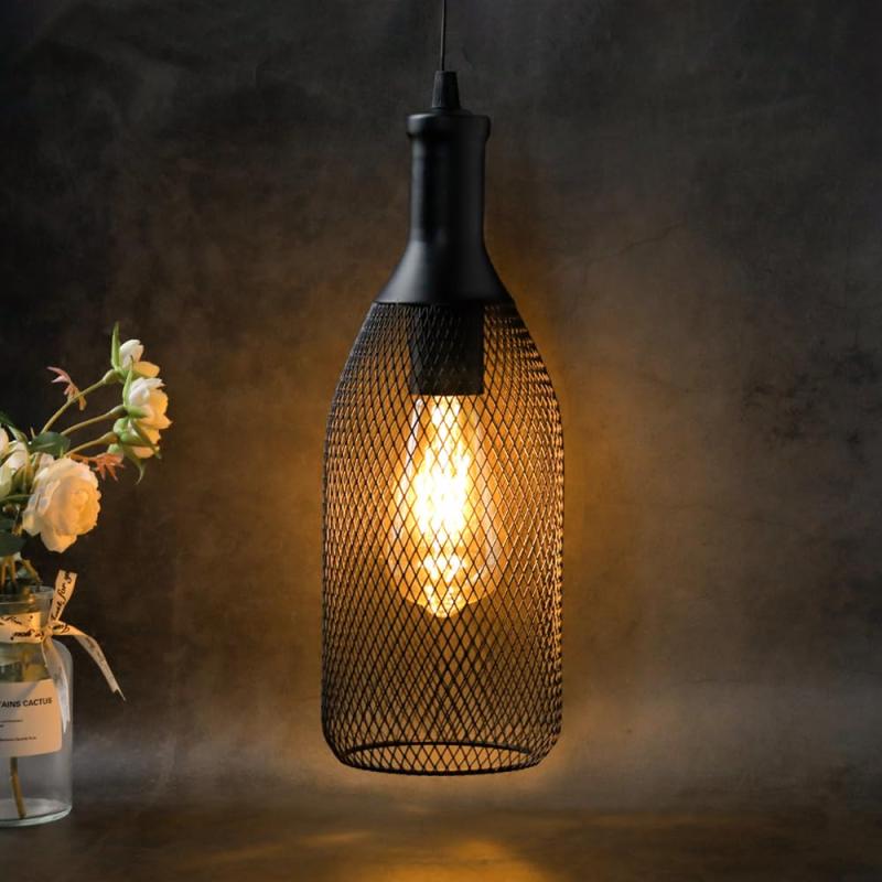 JHY DESIGN 電池式 吊り下げ ランプ コードレス 装飾ペンダントランプ おしゃれ間接照明 6時間タイマー付き レトロ 天井照明 LED ホーロー風 ライト 簡単取り付け E27 インテリア ライト パーテ