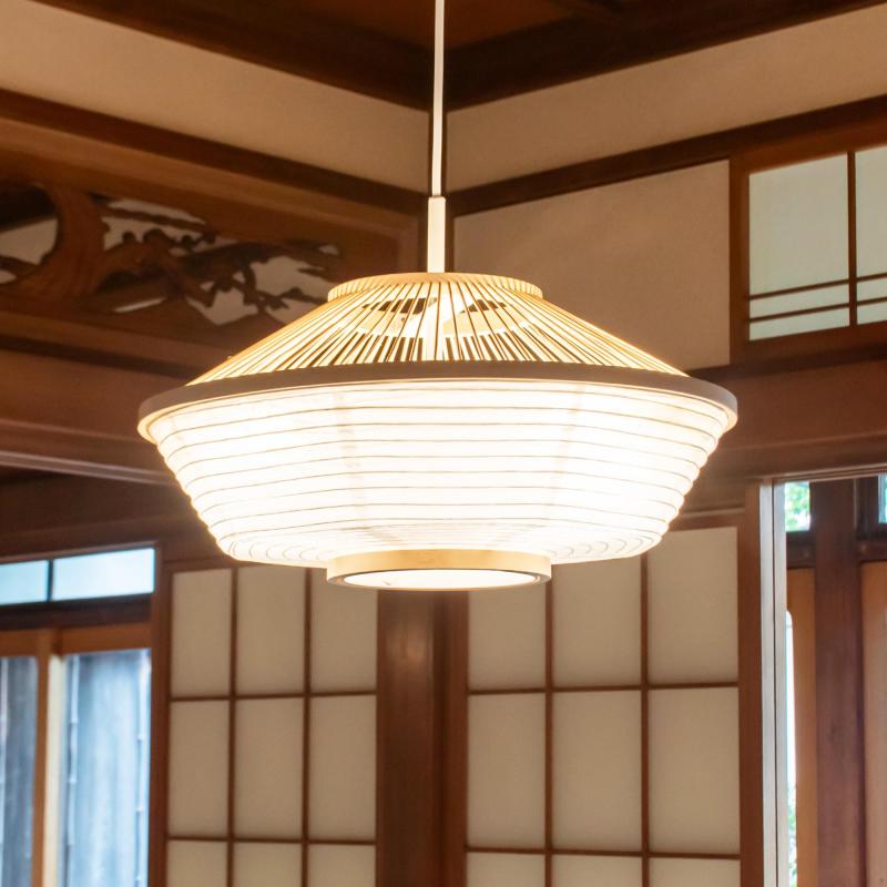 Ampoule ペンダントライト 3灯 電球別売 和紙 和風 モダン ダイニング WAKKO Pendant light ワッコ