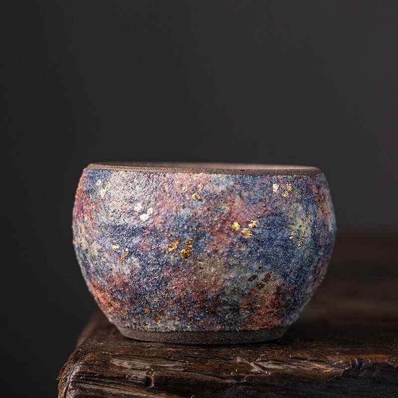 茶杯 岩泥 手作り 陶器 シングルカップ 功夫茶 個人用 日常使い 耐久性 伝統工芸 シンプルデザイン｜SEIYUショップ