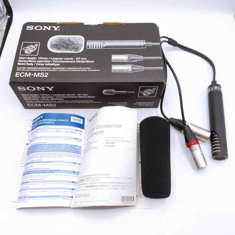 ソニー エレクトレットコンデンサーマイクロホン ECM-MS2｜SEIYUショップ