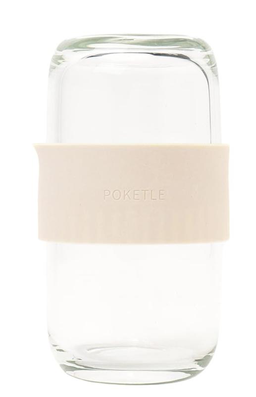 POKETLE ポケトル ガラス 急須 セット シリコンフィルター 1人用 120ml 食洗機対応 BPAフリー ビードロ カルム