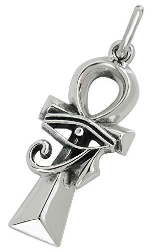 pe2196 [ブランド名：2PIECES] シルバーアクセサリー ネックレス メンズ アンク（エジプト十字） エジプト神話 ペンダントトップのみの商品