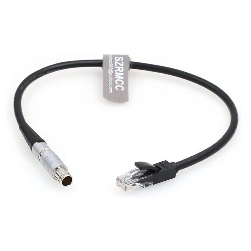 SZRMCC PhantomVEOシリーズ4k高速度カメラ用のFischer8ピンオス-RJ45イーサネットケーブル
