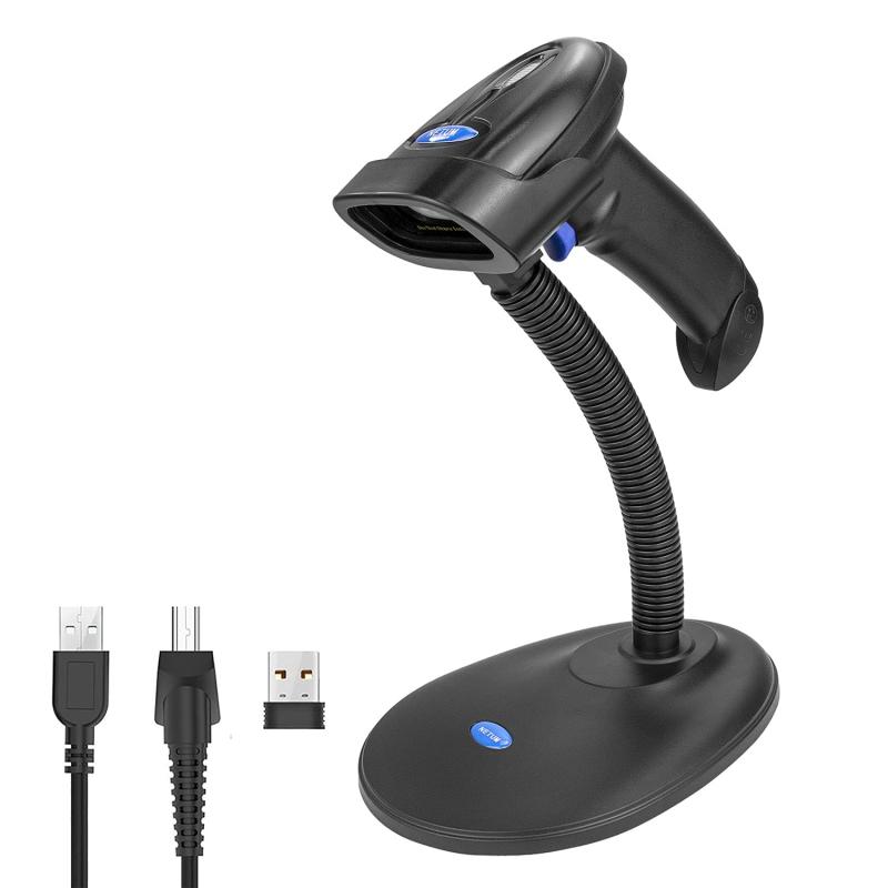 NETUM BluetoothバーコードスキャナNT-1228BC / NT-1228BL、照明ランプ付き添い人