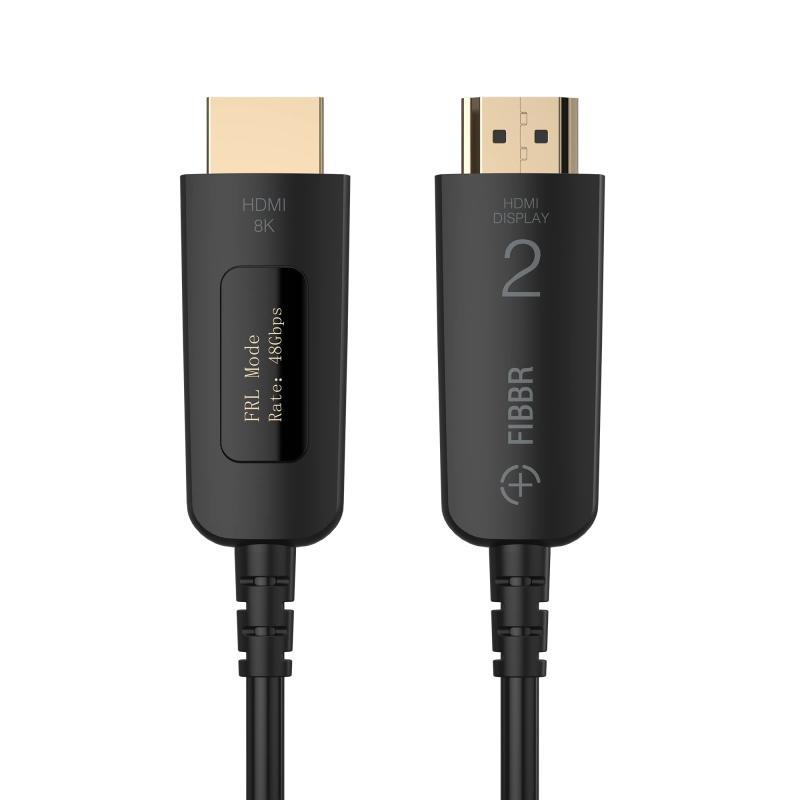 FIBBR UltraPro3 HDMI2.1 Optical fiber 8K60Hz video cable engineering home decoration embedded projector 4K TV power amplifier s 30,094円