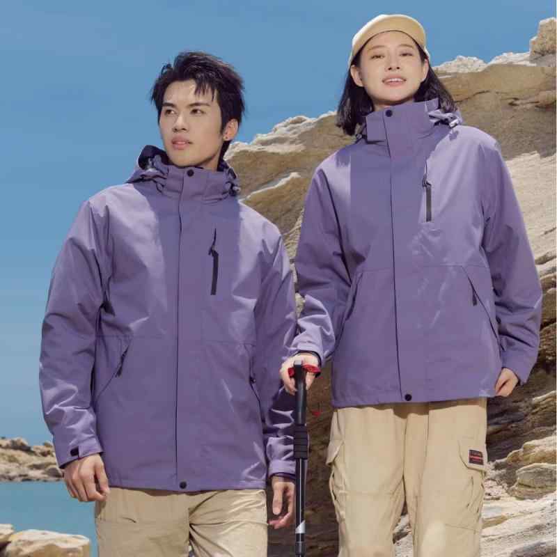 山登り上衣 メンズ レディース 防 アウター 3way 着脱式 落ち込む 2点書き割り アウトドア 細工物御召しもの 軽さ 伸縮性 吸湿速乾 役立つこと性