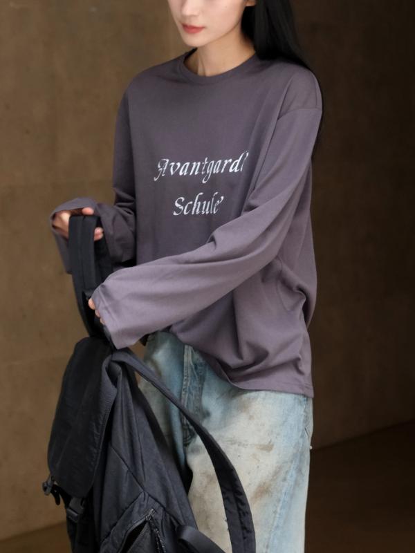 レディース 夏 UVカット 長袖 Tシャツ ストリート ビンテージ プリント 薄手 通気性 スリムシルエット カジュアル トップス 吸湿速乾 軽量 細見え