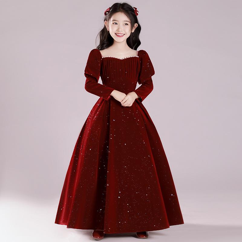 御姫様御召しもの うしろ帯用 赤 春 礼服 洋琴掻きならす 公演服 赤ちゃん進行掛り 飛び切り感 可愛らしい 軽さ 綿原材料 通学 普段使い