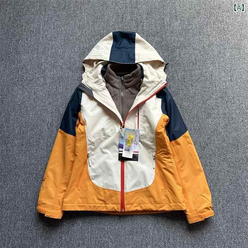 パーカー 山岳 アウトドア 国内 売りわたすの高 特性 意中の女の スリーインワン 上衣、 防 風性と 通 人となり、 アウトドア 山登り 春、 秋、 冬用 上衣