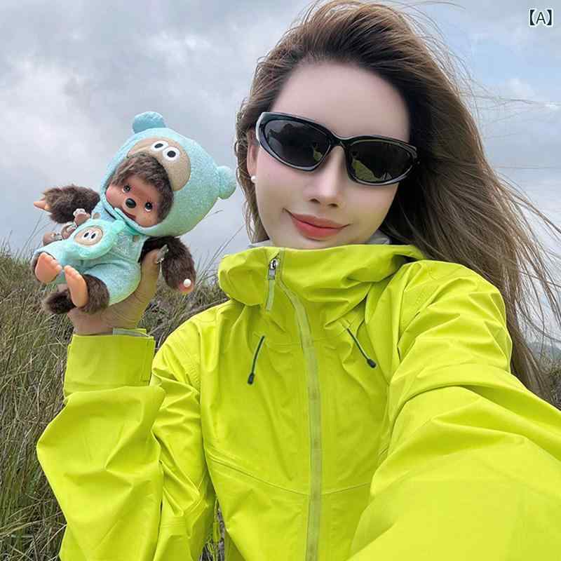 アウター パーカー アウトドア 2024年の春から秋にかけて着用できる.アメリカンカラフルなダッフルコート女性用。?光緑で.防風防水のジャケット。｜SEIYUショップ