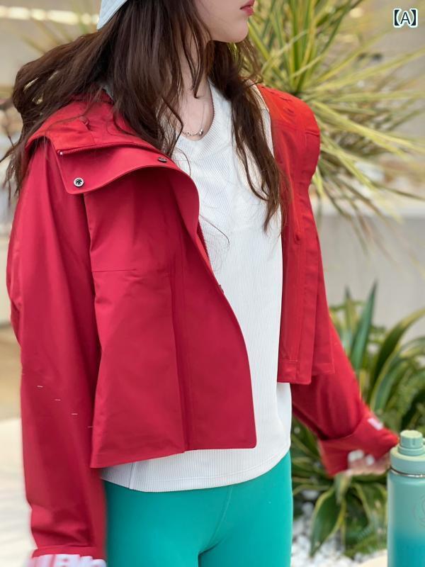 アウター パーカー アウトドア Lulu Rain Chaser Jacketは女性用の防水ジャケットで、屋外でのランニングやジョギングに最適です。