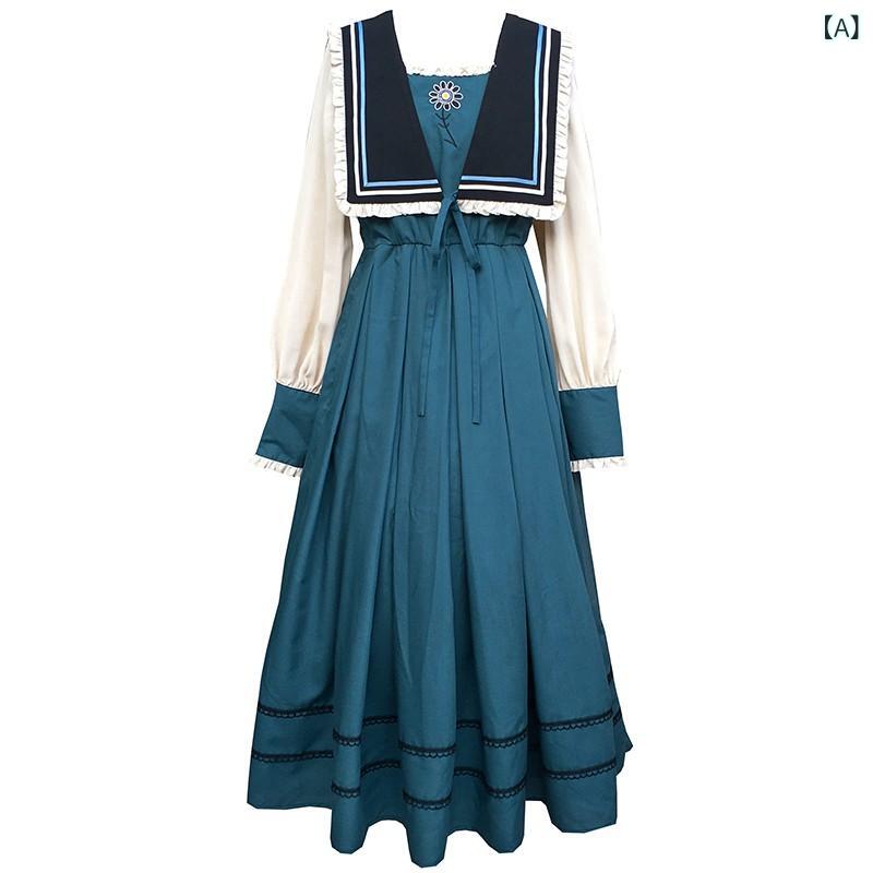 ワンピース ドレス レディース 【 セーヌ 河畔の オプ】 withpuji オリジナル デザイン 軽やかな ワンピース シンプル クラ ロング スカート 刺繍入り 春 スタイル｜SEIYUショップ