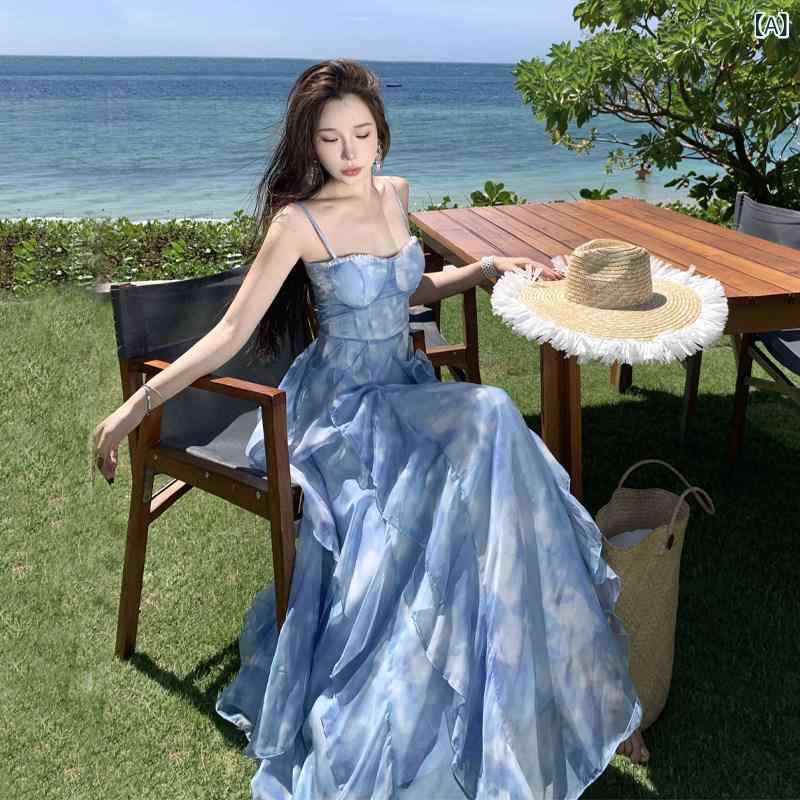 衣装 お召しもの レディース サンヤの衣装夏服は砂浜や海岸地帯でのたまり場に至適な長々しいお召しものでストラップのお上さん用お召しものは素晴らしい島や砂浜でのひと休みを監督します。