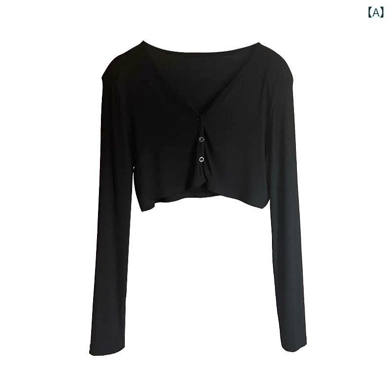 ニット レディース カーディガン ニット レディース カーディガン 少し 太めの プラス サイズの 女性用 トップス 2025 春 肩 パッド 付き V ネック 長袖 モダール カーディガン ショート ジャケット 薄手 スタイル