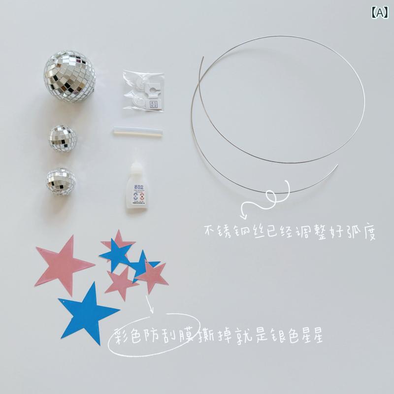 送料無料 おもちゃ ホビー 送料無料 おもちゃ ホビー 星 夜空 反射 ペンダント 手作り DIY 素材 パッケージ ギフト サンキャッチャー ディスコ 惑星 バランス