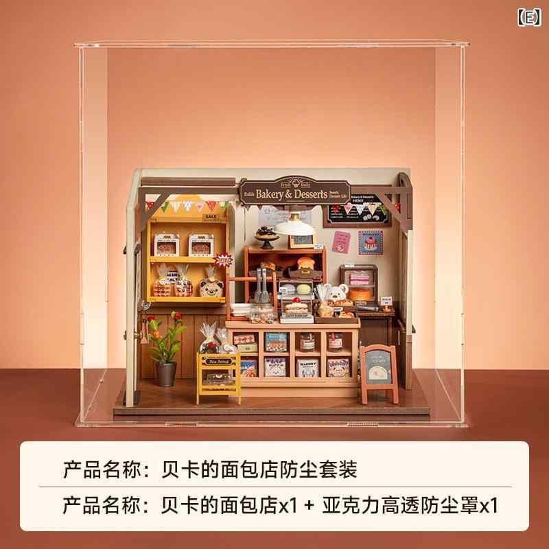 送料無料 おもちゃ ホビー 送料無料 おもちゃ ホビー Rolife コーヒー ショップに 来たら DIY 小屋 手作り小さな 家 木製 組み立て モデル ヴィラ ビルディングブロック ギフト｜SEIYUショップ