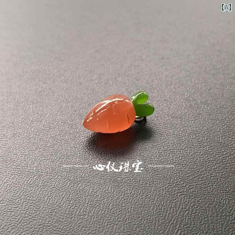 送料無料　雑貨　ホビー　小物 南 ニンジン ジュエリー ペンダント 手作り オリジナル デザイン かわいい ブレスレット 鎖骨 チェーン アクセサリー ガールフレンド 誕生日 プレゼント