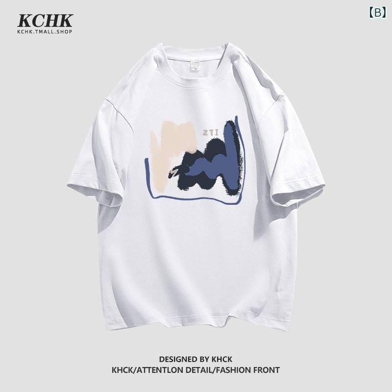 レディース　Tシャツ　半袖 ゆったり 300 ジン 大きめ サイズ レトロ シック 半袖 Tシャツ レディース 夏 オーバー 綿 カップル トップス
