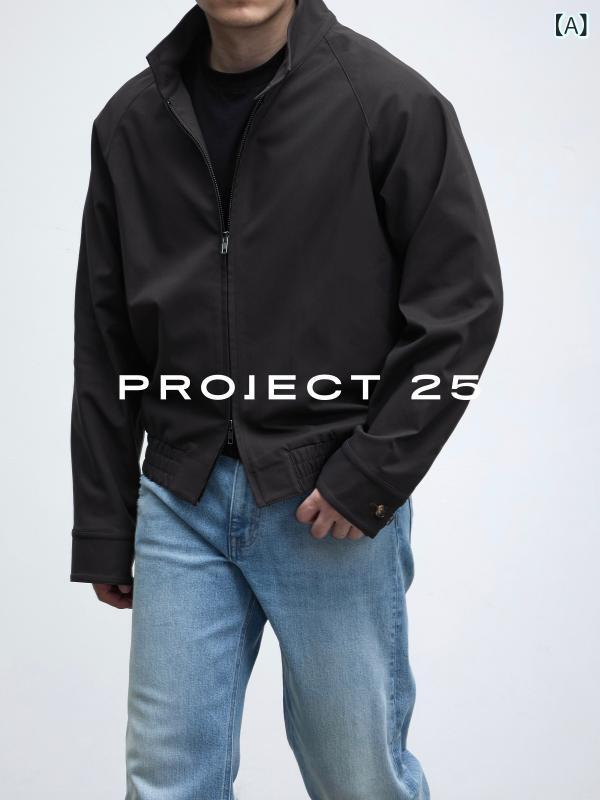 アウター メンズ 上衣 アノラック PROJECT 25 ハリントン 遊撃手 影ぼうし 照明ランプ色合い 上衣 分かりやすい ハイエンド 心地よい 通い メンズ