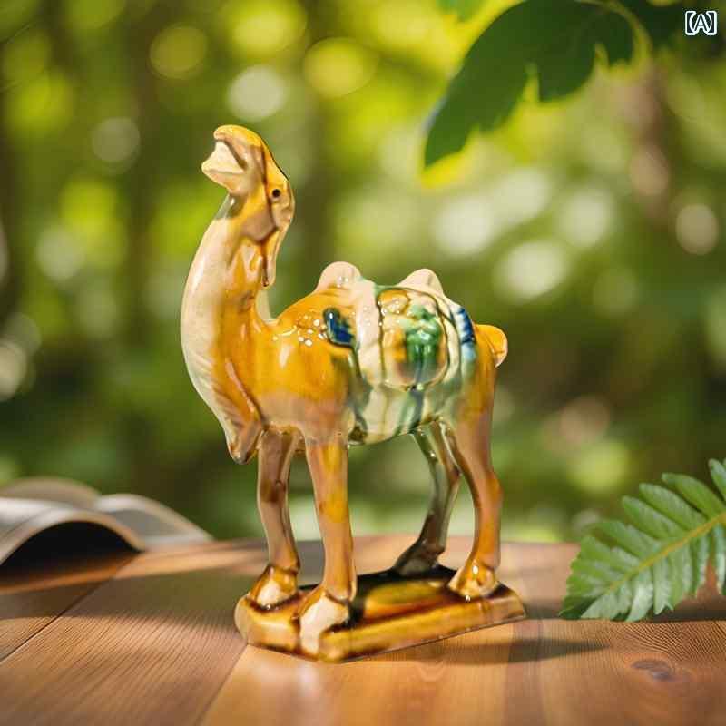 楽天市場】唐三彩 駱駝の置物 : 中国貿易CTCオンラインShop