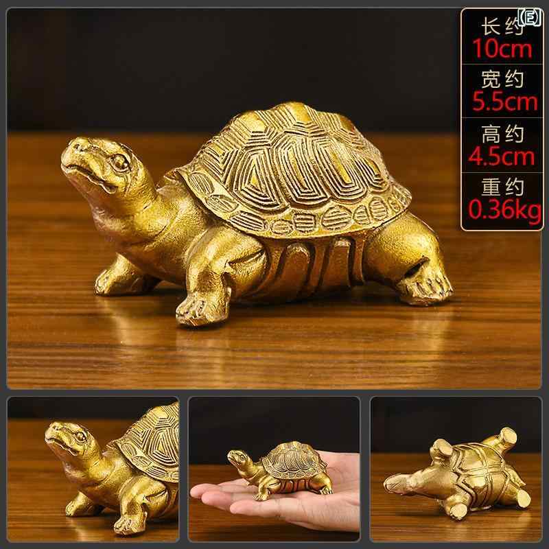 ホビー　雑貨　装飾品 Bainayuan 真鍮 亀の 飾り 小さい 銅の 亀 金色の 誕生日 プレゼント 自宅 リビング ルーム 装飾