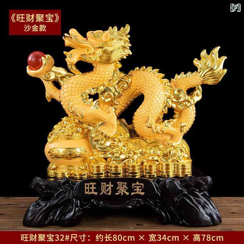 ホビー　雑貨　装飾品 中国 十二支の 幸運の 龍の 飾り マスコット リビング ルームの ワイン キャビネット 廊下の 装飾 オープニング ギフト