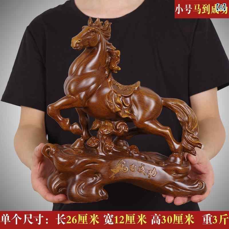 雑貨 装飾品 成功を もたらす 中国 十二支 馬の 飾り 幸運の ギフト オフィスの デスクの 装飾 リビング ルームの ワイン キャビネットの|SEIYUショップ