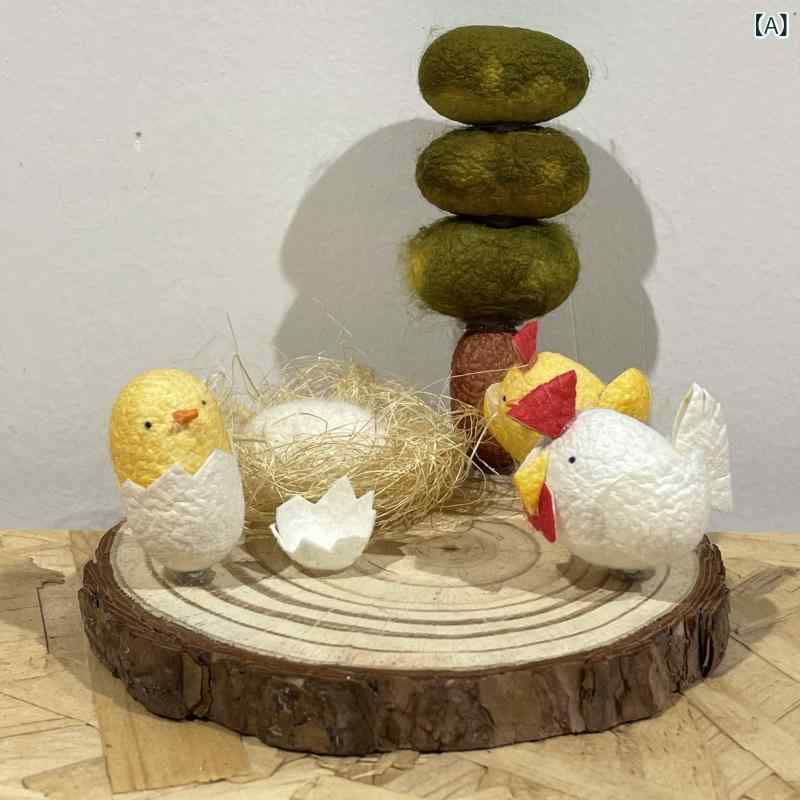 雑貨　装飾品　 カイコの 繭の 手 芸術 文化的で 創造的な マイクロ 風景 鳥の ひよこ DIY 完成 品 の 赤ちゃん 宿題｜SEIYUショップ