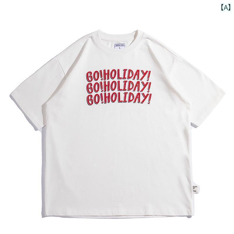 Tシャツ　メンズ　おしゃれ Bellken Early Rising Studio レトロ Tシャツ メンズ 半袖 ホリデー プリント ゆったり シンプル カップル 衣装