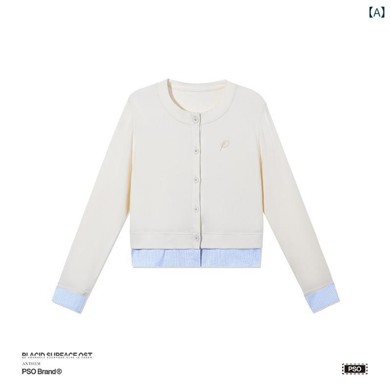 パーカー ボンネット付き添い人 編み物 PSO  編み物 如何様物 背広 ジレー スプライシング 刺しゅう トップス 御姉さん用 遊撃手 厚地の外套 春服