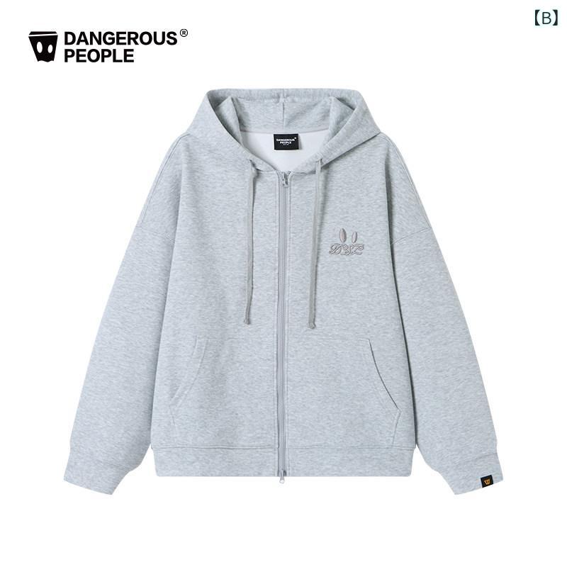 パーカー　フード付き　ニット Dangerouspeople Xue Zhiqian DSP ゆったり 小さい 目 カジュアル エア レイヤー フード付き カーディガン スウェットシャツ｜SEIYUショップ