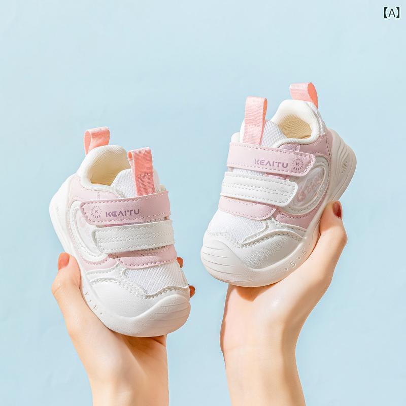 赤ちゃん　靴　シューズ 女の子 機能性 シューズ 春の ソフト ソール 幼児用 つま先が 閉じた 滑り止め 通気性の ある ベビー 春秋 男の子用