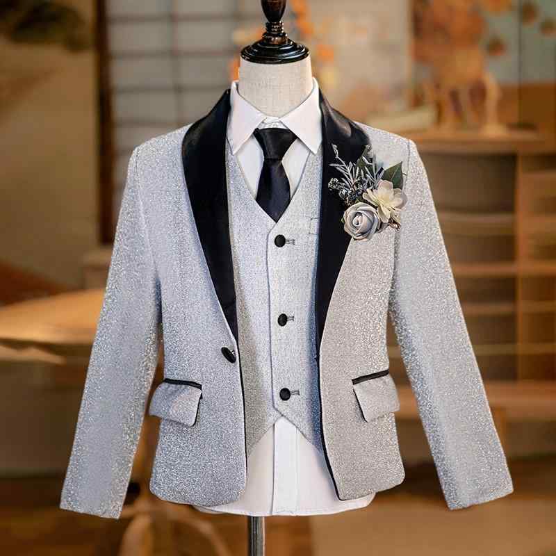 キッズ お坊っちゃん 背広 仕掛ける 礼服 フォーマルウェア 演奏用 スパンコール 光輝産業 中大大きさ 洋琴告げ知らせる会 高座 赤ちゃん服 ブラックタイ風 黒 米国海軍 ベージュ 伸縮性 好いたらしい原料品