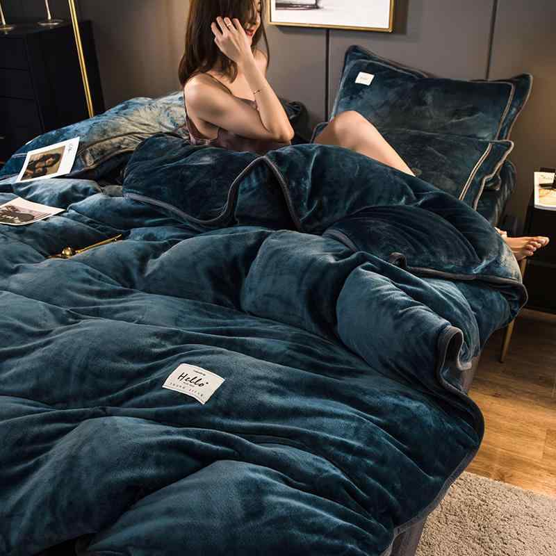 もの言う花寝具 4点仕掛ける ふわふわ両面 冬用朦々たる 綿ネル敷き妙 牛乳コーラル 生あたたかい原料品 パステル色の手当たり 吸湿速乾 もの言う花用臥榻押しかぶせる